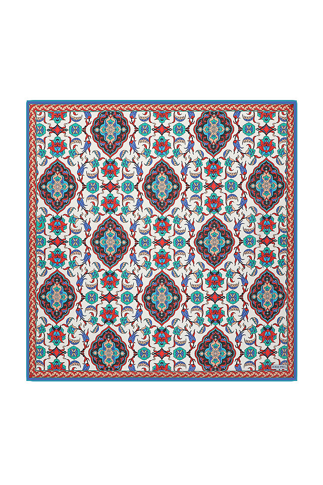 Somon Çini Desen Soft Eşarp 