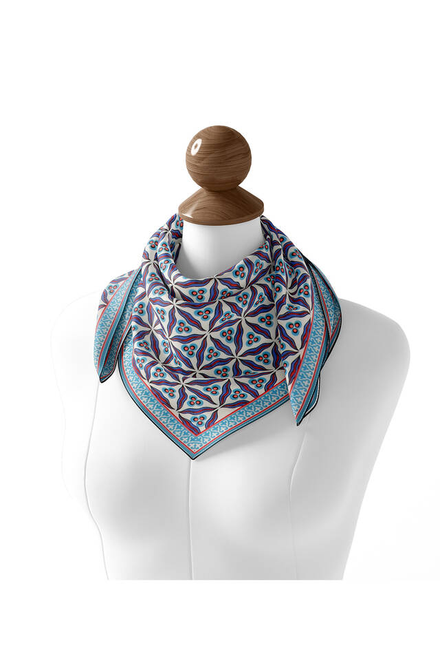 Siyah Çintemani Desen Soft Eşarp - 2
