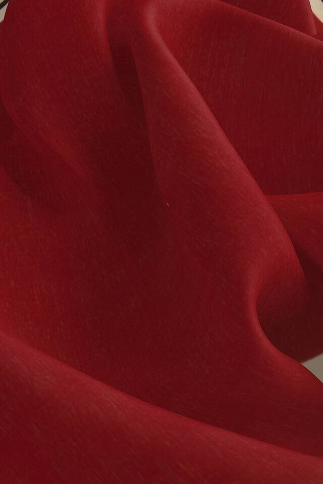 Claret Red Bordered Plain Silk Pocket Square - 3