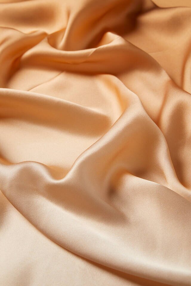 Copper Light Copper Gradient Sura Silk Square Scarf - 4