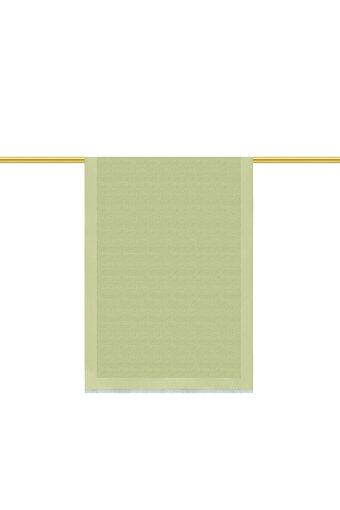 Açık Yeşil Damask Desen Jakarlı İpek Şal 