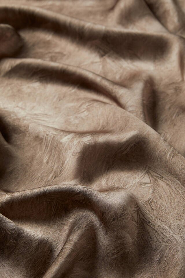 Dark Stone Brush Silk Square Scarf - 3