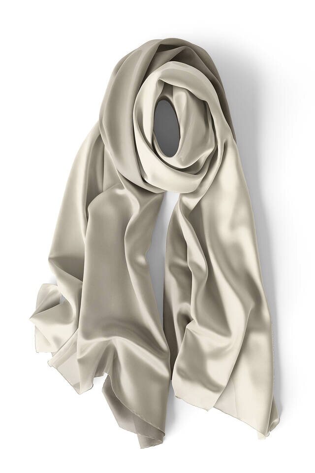 Koyu Taş Taş Degrade İpek Şal - 3