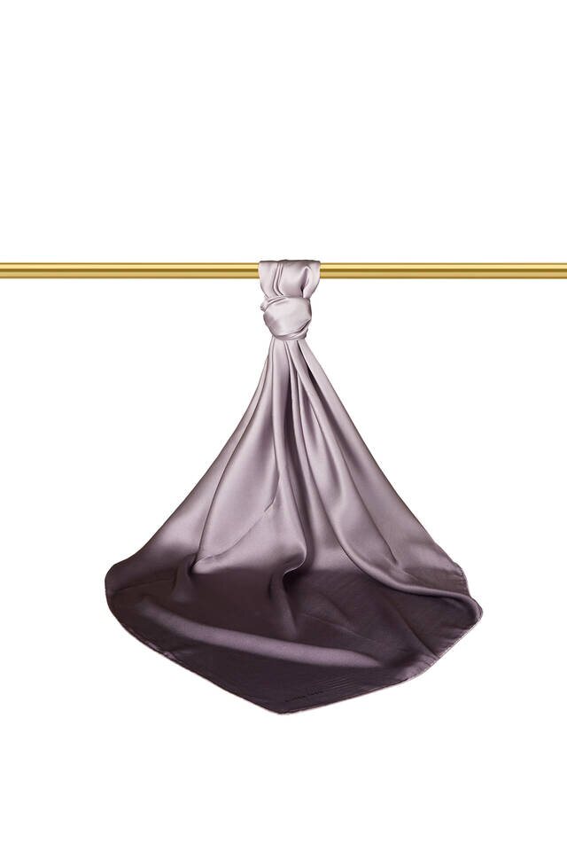 Ametis Lila Degrade Sura İpek Eşarp - 3