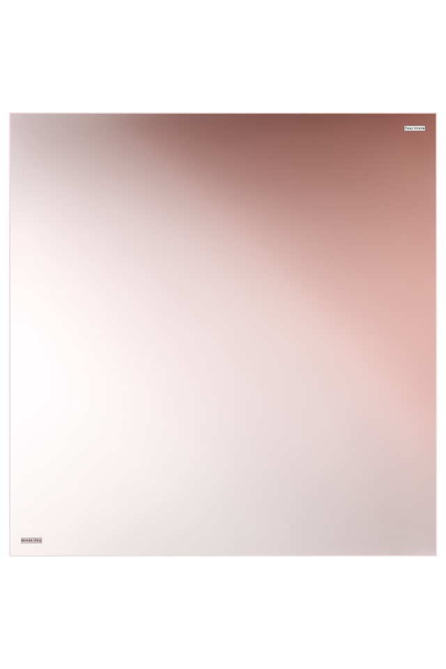 Koyu Somon Ekru Degrade Twill İpek Eşarp - 3