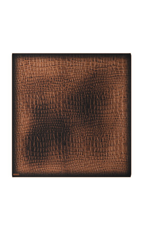 Tarçın Deren Desen Twill İpek Eşarp 