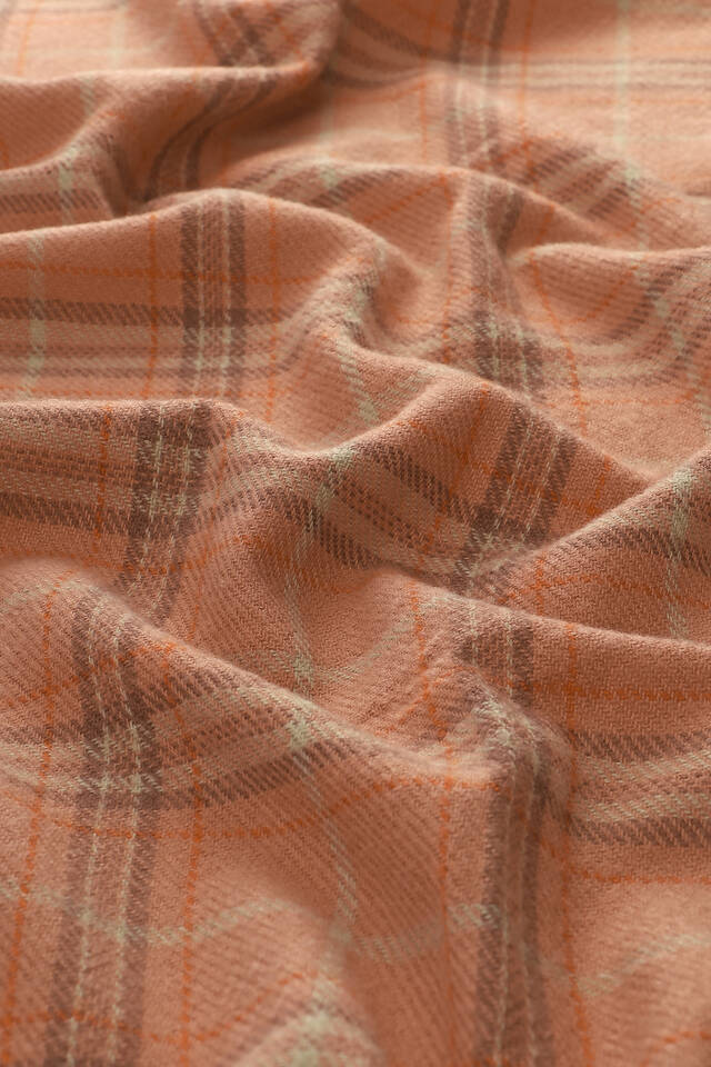 Somon Mint Desenli Kışlık Şal - 4