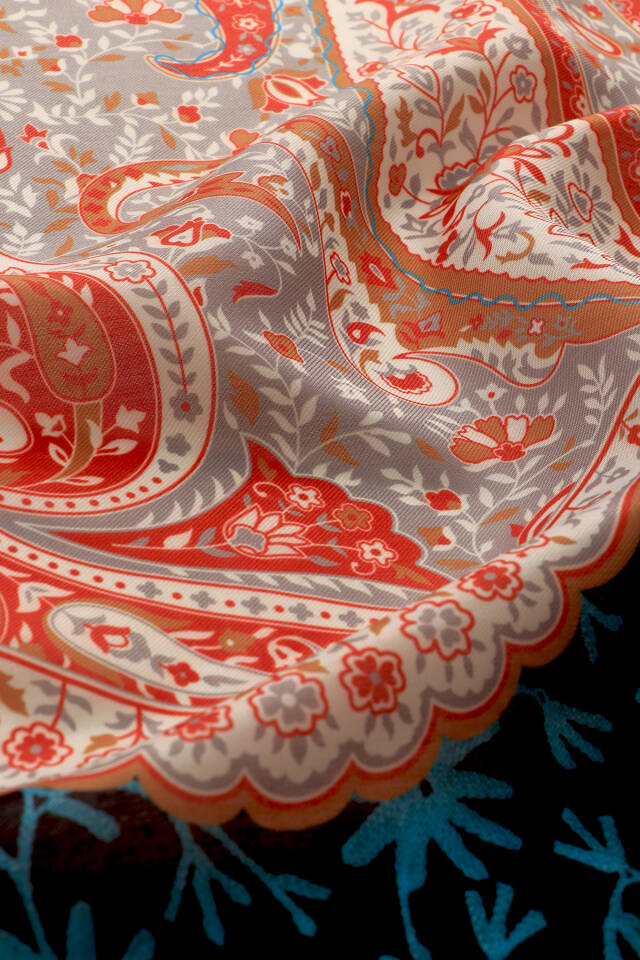 Gri Şal Desen Soft Şal - 3