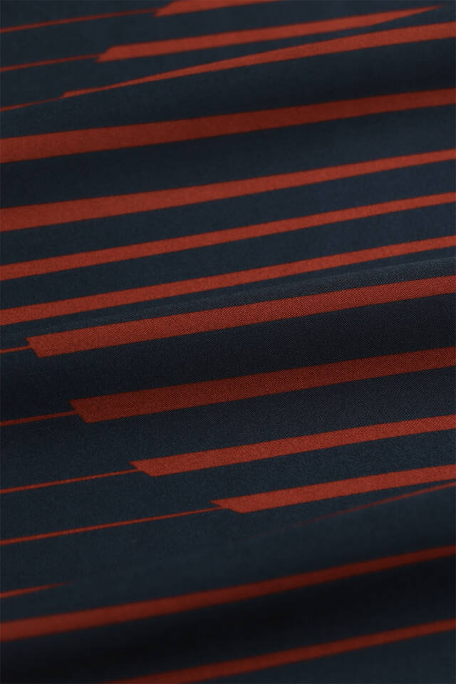 Burgundy Dila Pattern Sura Silk Scarf - 3