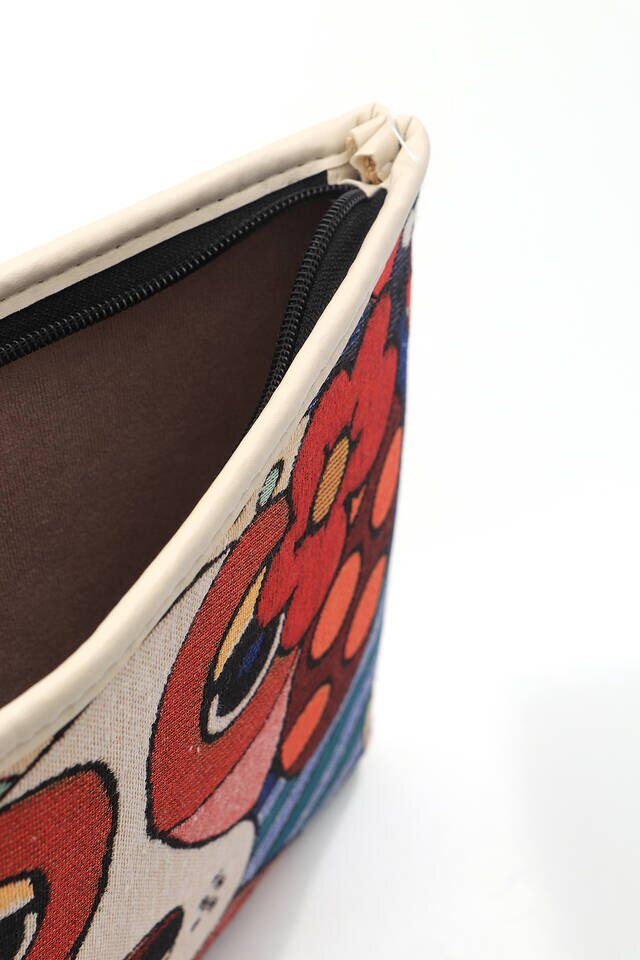 Dog Pattern Tapestry Handbag - 4