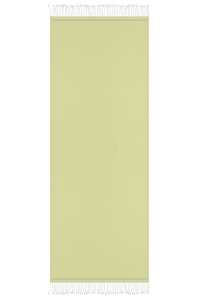 Green Gray Double-Sided Silk Shawl - 4