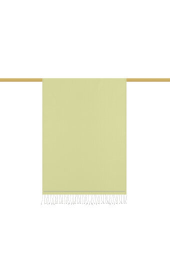 Green Gray Double-Sided Silk Shawl 