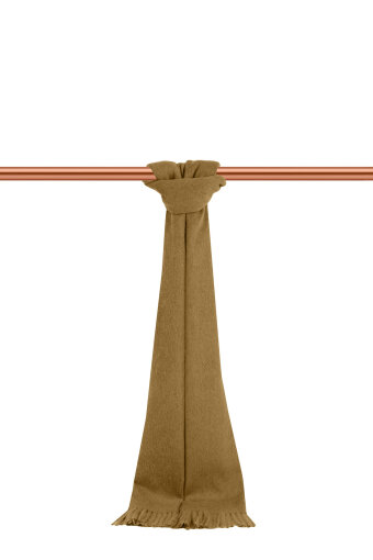 Hardal Düz Renk Erkek Kaşkol 