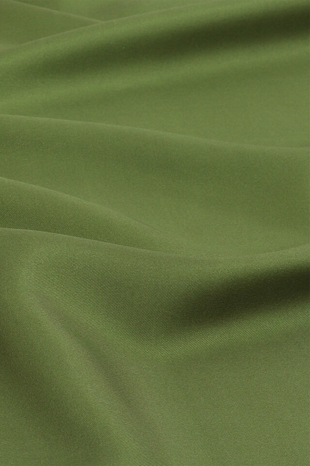 Bahçe Düz Renk Twill İpek Eşarp - 3