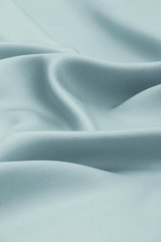 Berrak Düz Renk Twill İpek Eşarp - 2