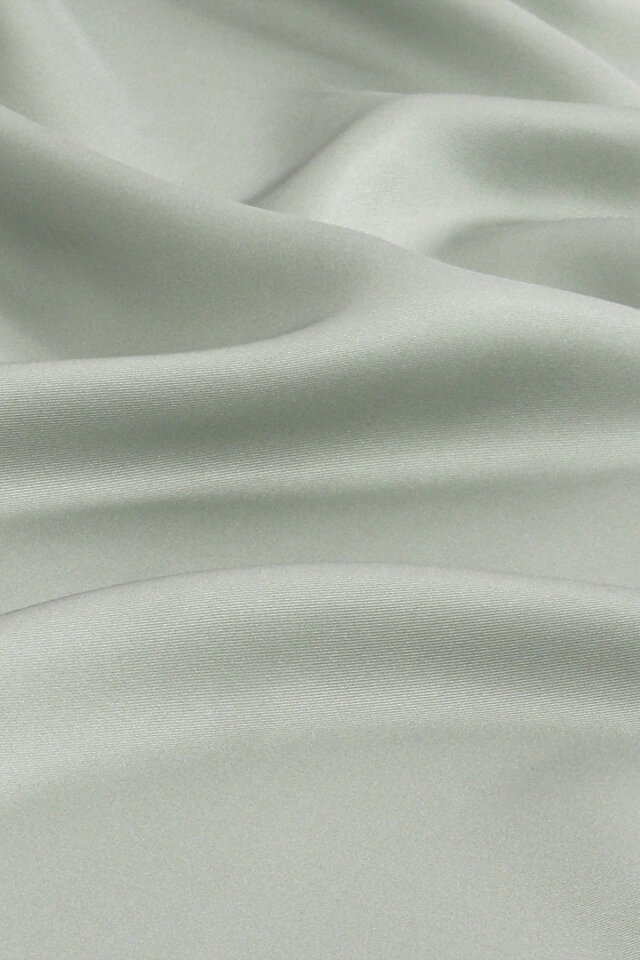 Denge Düz Renk Twill İpek Eşarp - 2