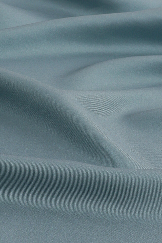 Fırtına Düz Renk Twill İpek Eşarp - 2
