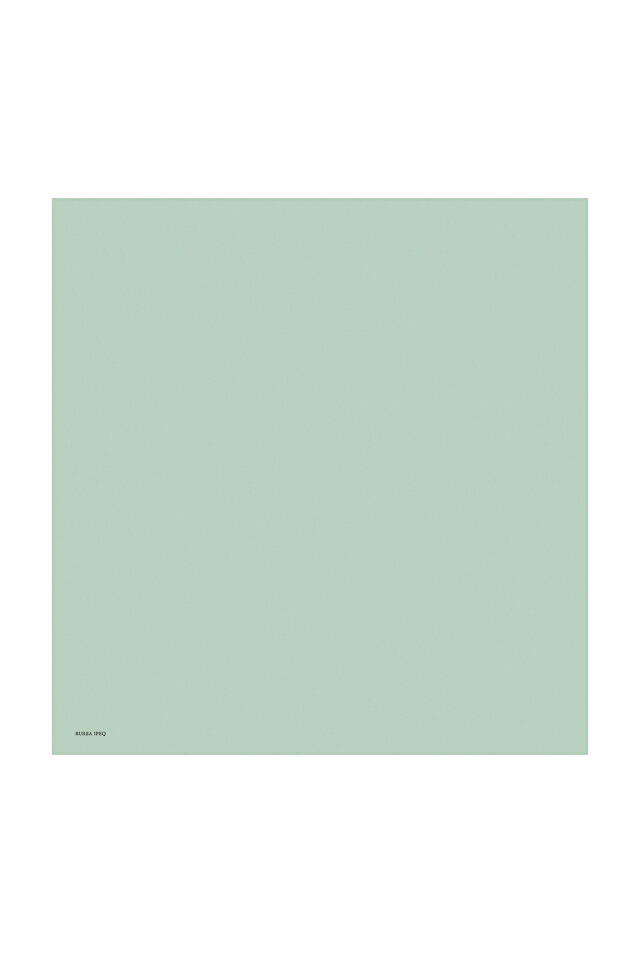 Mint Düz Renk Twill İpek Eşarp 