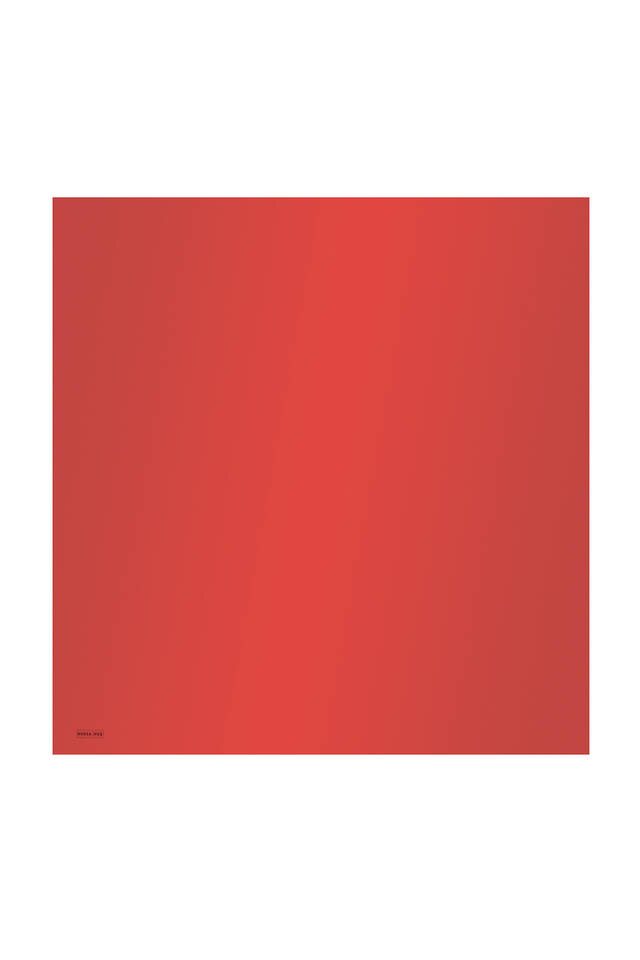 Kiremit Düz Renk Twill İpek Eşarp - Bursa İpek