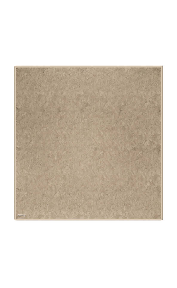 Taş Fırça Desen Twill İpek Eşarp - Bursa İpek