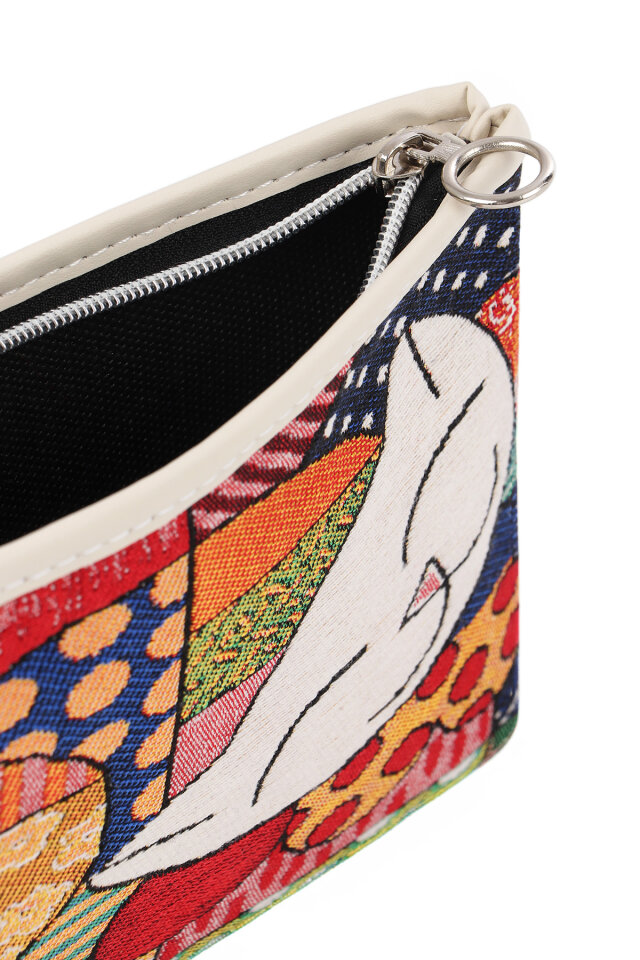 Kedi Desen Goblen Cüzdan - 4