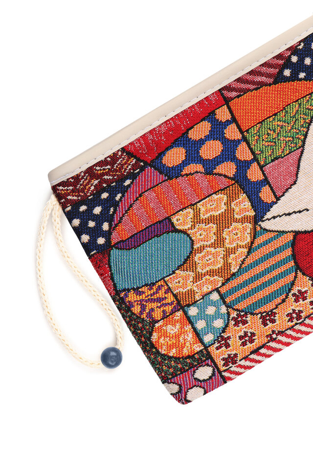 Kedi Desen Goblen Cüzdan - 3