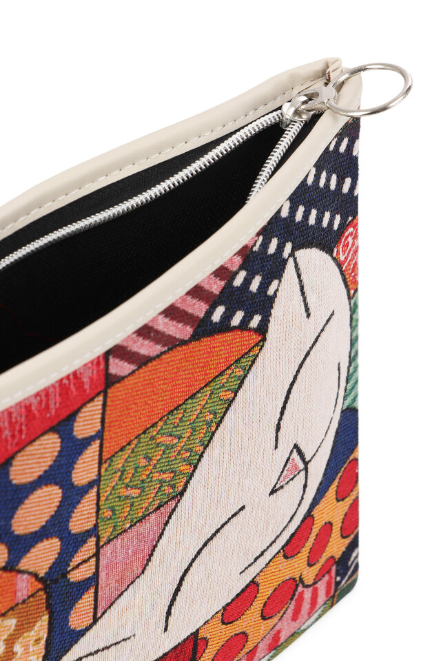 Kedi Desen Goblen El Çantası - 4