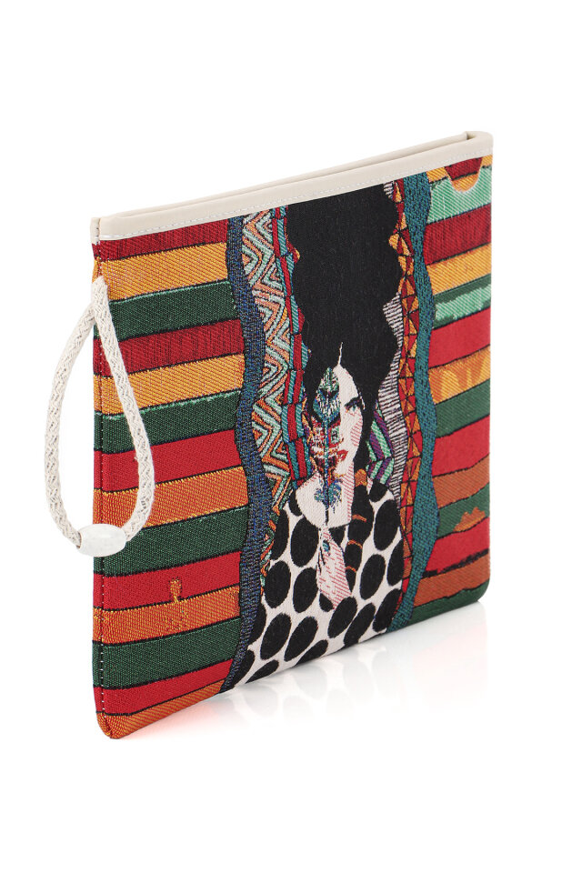 Bohem Desen Goblen El Çantası - 2