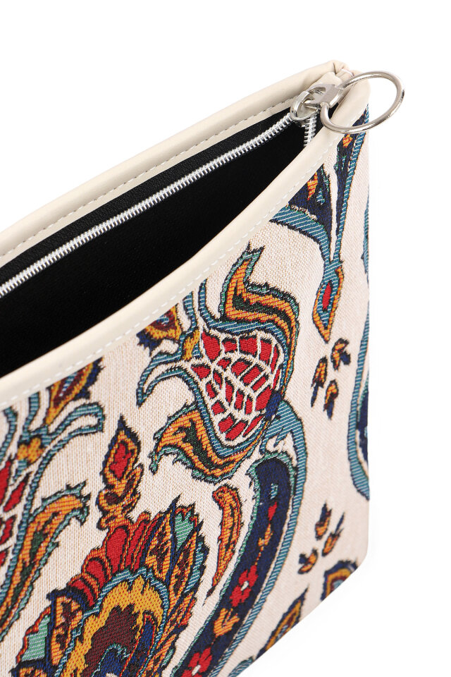 Şamdan Lale Desen Goblen El Çantası - 4