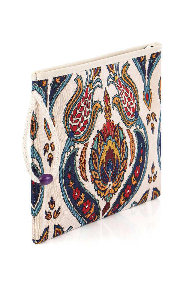 Şamdan Lale Desen Goblen El Çantası - 2