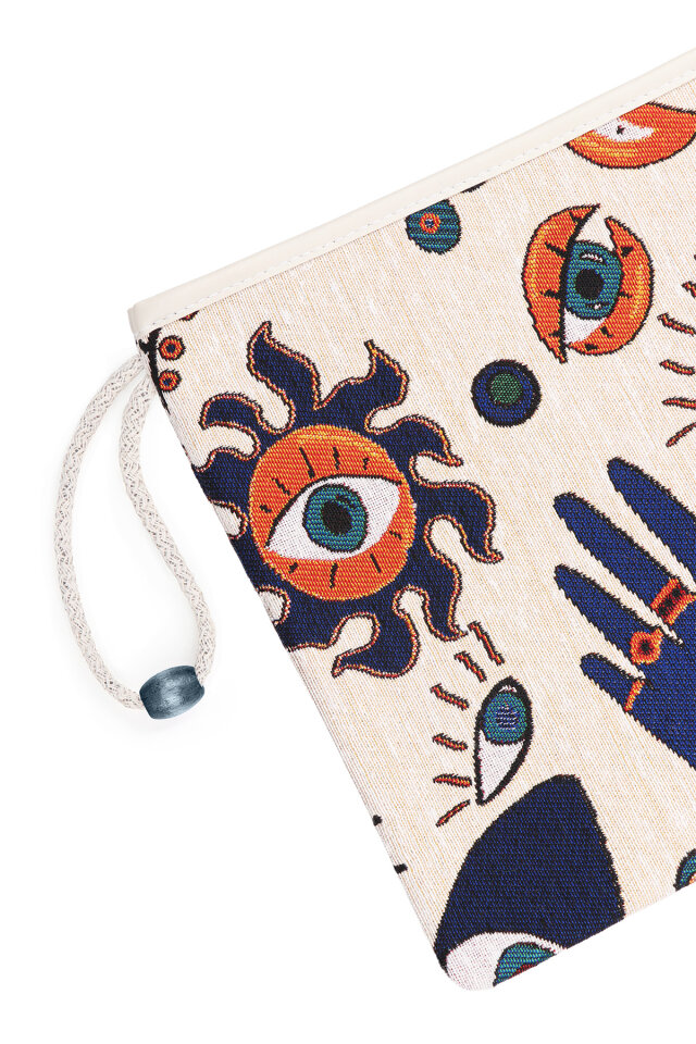 Göz Desen Goblen El Çantası - 3