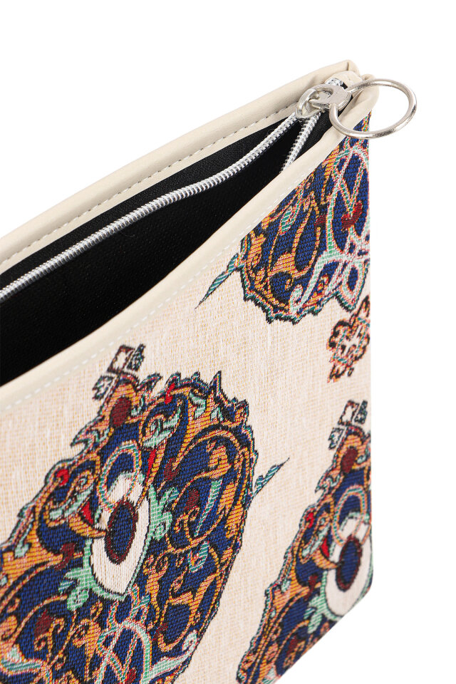 Çini Desen Goblen El Çantası - 4