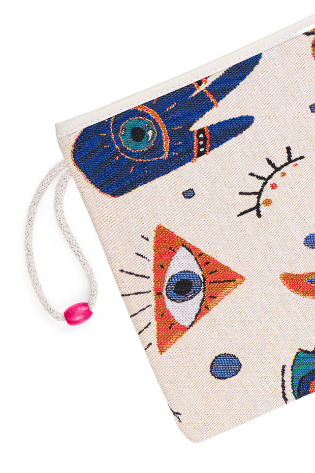 Göz Desen Goblen El Çantası - 3