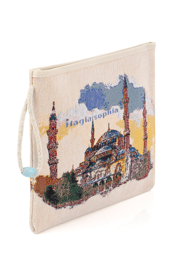 Ayasofya Desen Goblen El Çantası - Bursa İpek