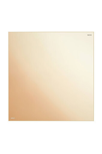 Gold Cream Degrade Sura Silk Square Scarf 