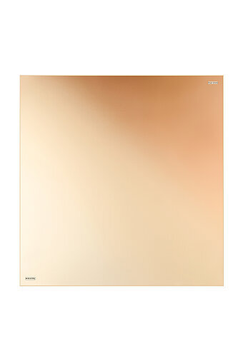Gold Cream Gradient Twill Silk Square Scarf 