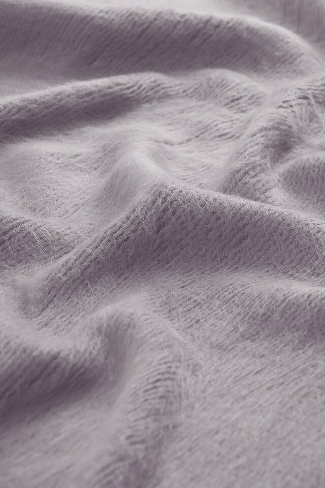 Gray Angora Shawl - 4