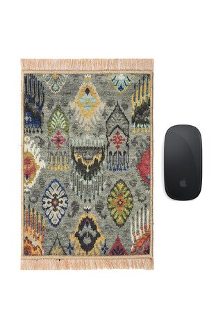 Green Decorative Small Carpet Mousepad 