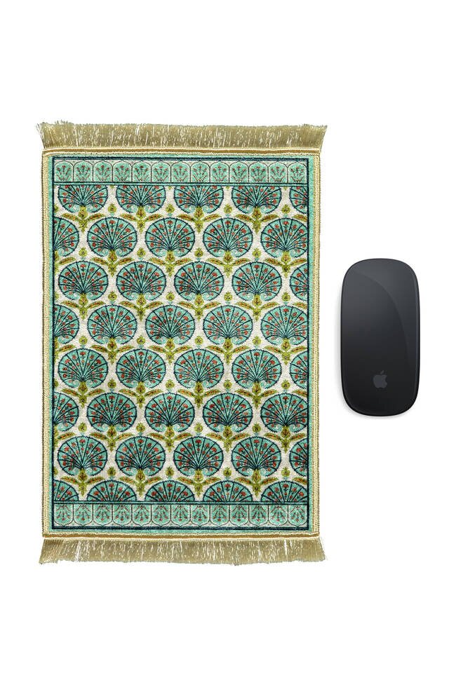 Green Decorative Small Carpet Mousepad 