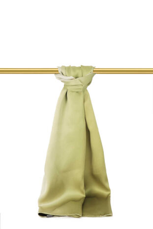 Green Green Gradient Silk Scarf 