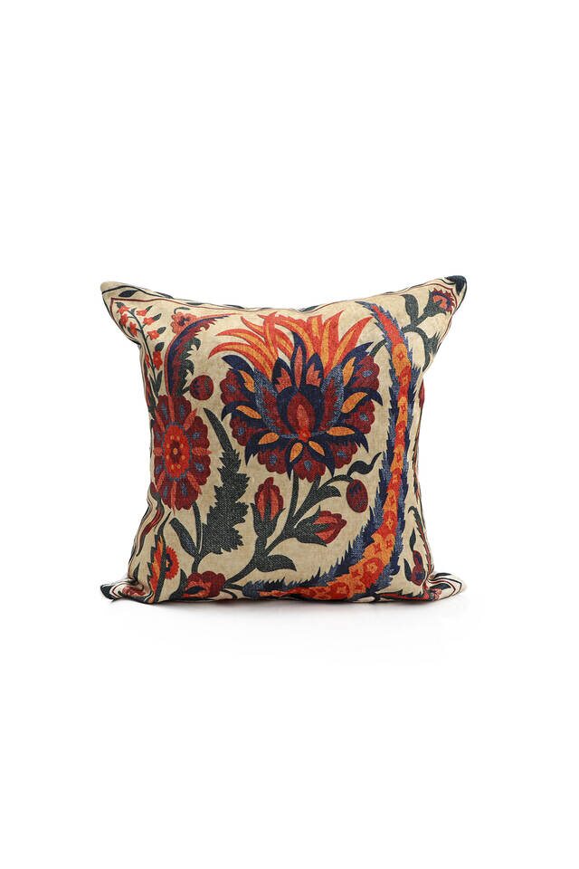 Green Velvet Throw Pillow - Bursa İpek