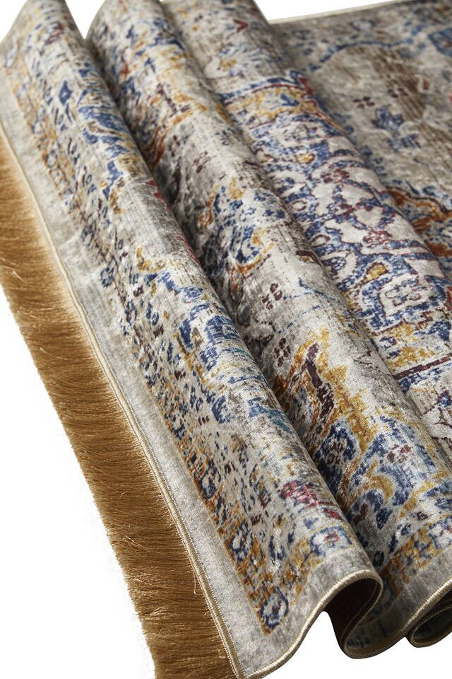 Gri Kadife Halı Seccade - 3