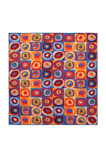 Harmony of Saks Colors Silky Pocket Square 