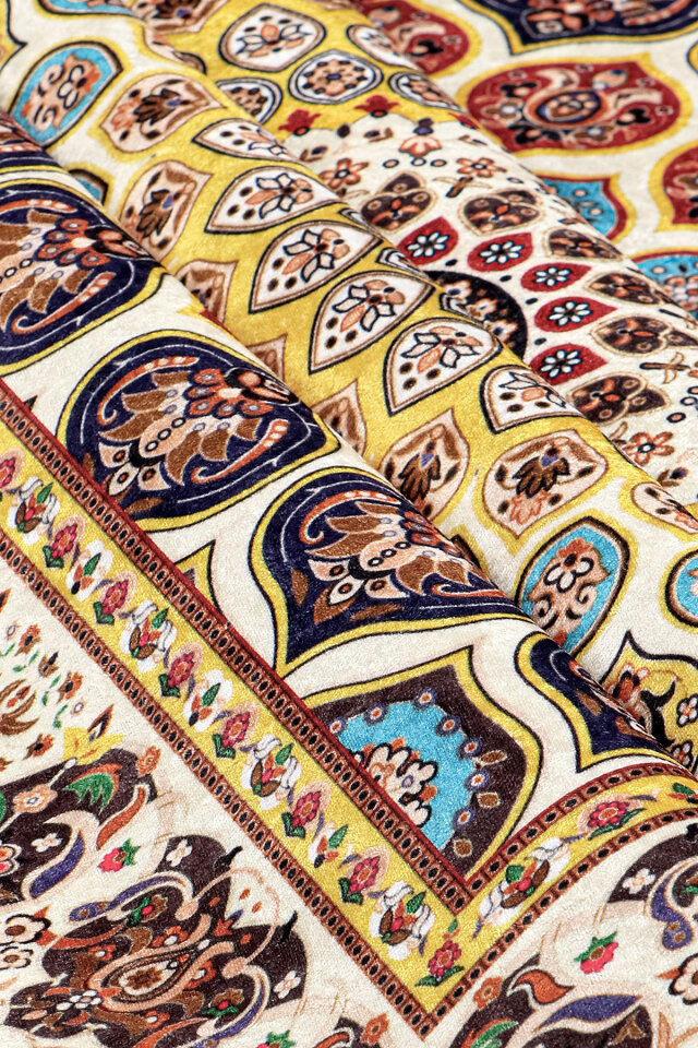 Gold Kadife Halı Seccade - 2