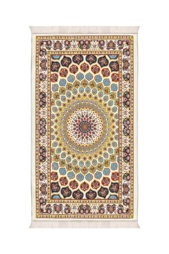 Gold Kadife Halı Seccade 