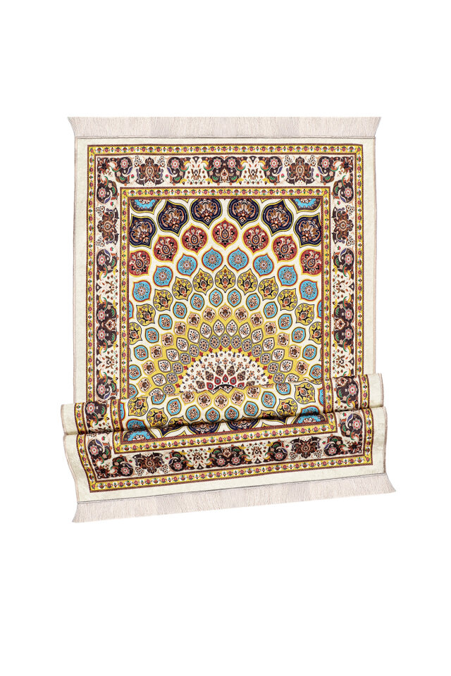 Gold Kadife Halı Seccade - 4