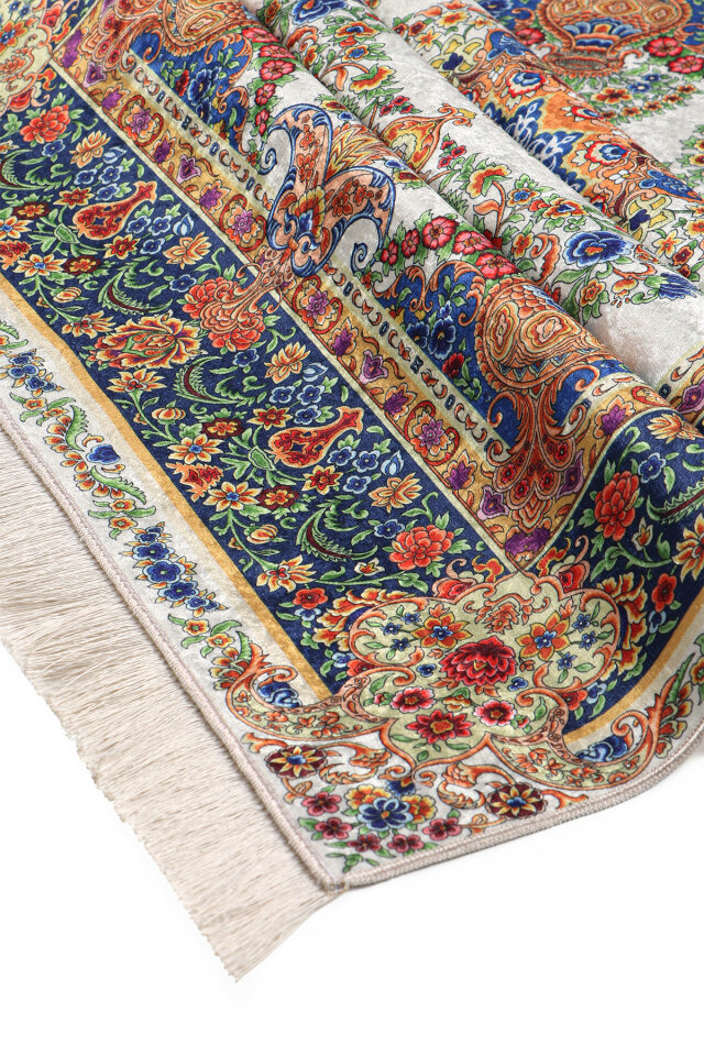 Gold Kadife Halı Seccade - 3