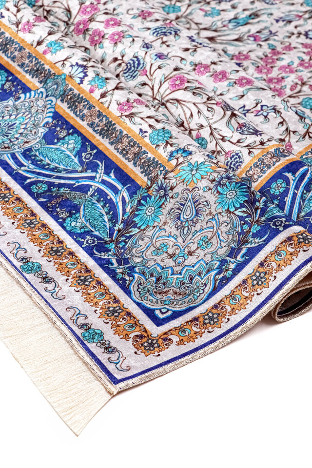 Gri Kadife Halı Seccade - 3