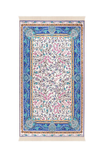 Gri Kadife Halı Seccade 