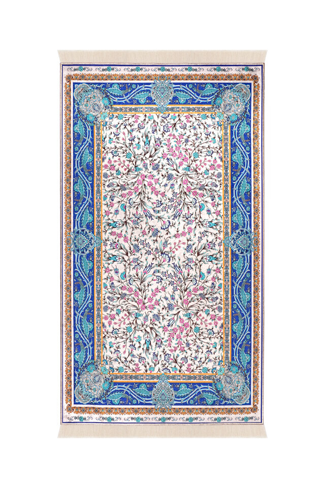 Gri Kadife Halı Seccade - 1